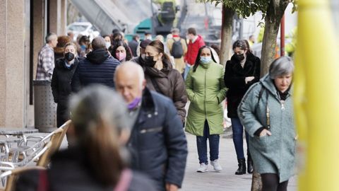 Primer da sin mascarillas en la calle en Ourense