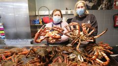El marisco inunda la plaza de Lugo a menos de un mes de la Navidad