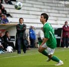 Rafa fue uno de los tres juveniles que participaron en el encuentro contra el Palencia