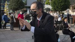 Fernando Fraga, director da banda de m�sica de Cee 