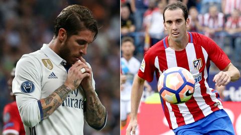 RAMOS - GOD�N. Dos estilos. En el Atl�tico conceden poco pr�ximos al �rea y en juego a�reo. Los del Madrid necesitan m�s metros e intervenir con la pelota, tienen m�s versatilidad.