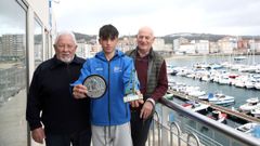 Torres, Iglesias y Arevalillo, en el Club N�utico Deportivo de Ribeira.
