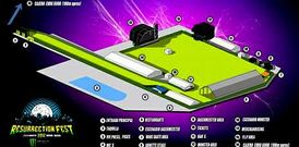 Plano del recinto que ahora est� en pleno montaje y que incluye nuevos servicios e infraestructuras.