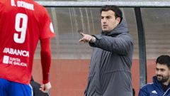 Sim�n Lamas, durante un partido del Berganti�os en este 2026.