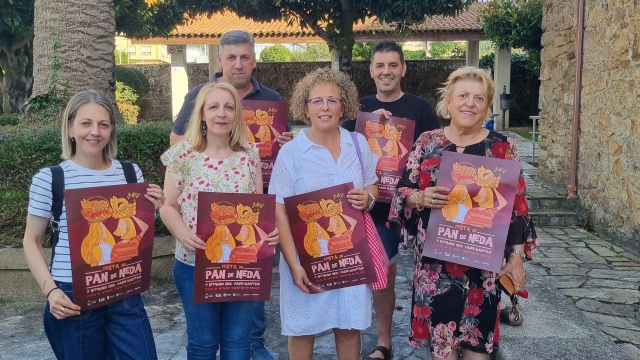 Las mujeres, protagonistas del cartel de la Festa do Pan de Neda