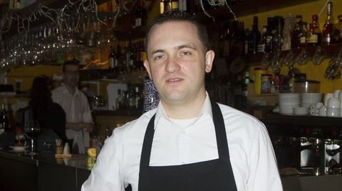 Manuel Andrés Antelo, camarero gallego del restaurante La Bodega