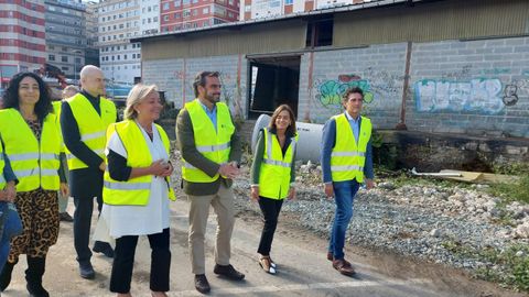 Inauguracin de las obras de construccin de la estacin de autobuses de la intermodal de Lugo