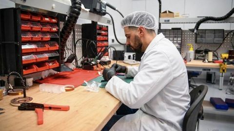 El sistema capta las particulas de aire
