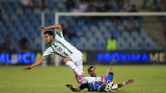Gradas vac�as en el estadio del Getafe