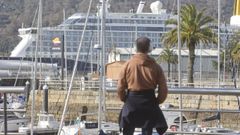 Imagen del primer crucero que atrac� en Ferrol este a�o