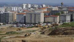 Imagen de archivo de las obras de urbanizaci�n de Visma