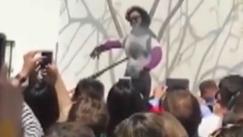 Pol�mica en Coripe por el linchamiento popular de un mu�eco con la apariencia de Ana Julia