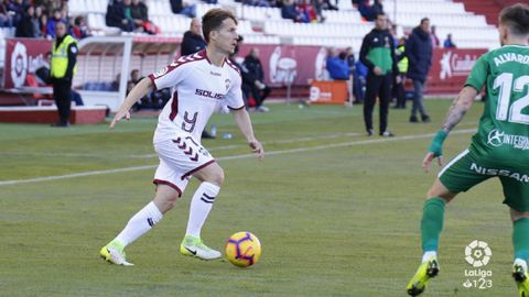 Susaeta en el Albacete-Sporting de la primera vuelta