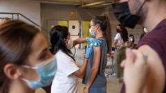 Vacunaci�n de estudiantes Erasmus en Murcia