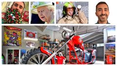 En esta edici�n del libro Guinness figuran el hombre que m�s bolas de Navidad se ha insertado en la barba, la reina Isabel, la cantante Billie Eilish y la moto de mayor altura del mundo. Arriba a la derecha, Kiko Barrera, uno de los editores de la versi�n en espa�ol del anuario