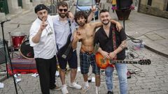 Claudio, Dani, Paio y Quique forman Pelota's Band