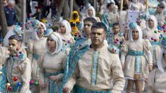 �F�os de salitre�, comparsa de As Cansorri�as, que se llev� el primer premio en Camari�as