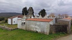 Iglesia y cementerio parroquial de San Marti�o de Cambre, en Malpica.