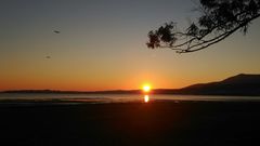 Playa de Barra�a, en Boiro