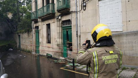 El incendio, esta ma�ana.