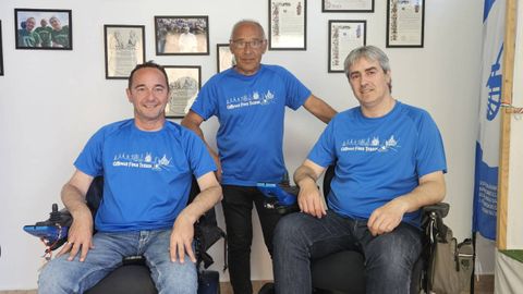 Antonio Gonzlez, Jos Fernndez y Rubn Zulueta, del proyecto Caminus