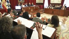 El pleno de Ferrol, en una foto de archivo.