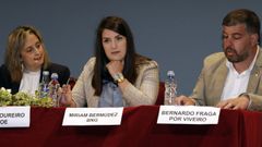 La socialista Mar�a Loureiro, la nacionalista Miriam Berm�dez y el independiente Bernardo Fraga negociaron hasta �ltima hora del viernes