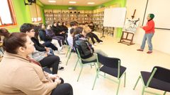 Una actividad en el instituto malpic�n