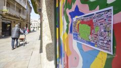 El Concello de Pontevedra buzone� mapas por el centro hist�rico con las restricciones de tr�fico por la prueba ciclista Costa Atl�ntica