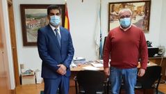 Reuni�n del delegado de la Xunta con el alcalde de Ribadavia