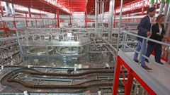 En la nueva fbrica de Estrella Galicia