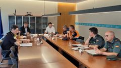 El subdelagado del Gobierno en A Coru�a copresidi� la sesi�n con el alcalde.
