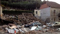 Labores de rescate en Cotobade