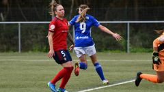 Carlota celebra el 1-0 ante el Osasuna F�minas