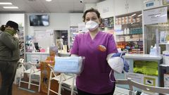 La farmacia de O Casti�eiro cuenta con el modelo b�sico de mascarilla y con el de mayor protecci�n.