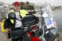 La BMW R1200 GS ser� la compa�era de Anxo Casti�eira en este viaje. 