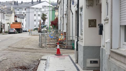 Obras en las calles de Lugo