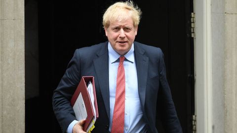 Boris Johnson en el 10 Downing Street