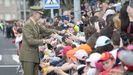 El rey Felipe VI visit Sarria para promover el Camino en este Ao Santo 2022.