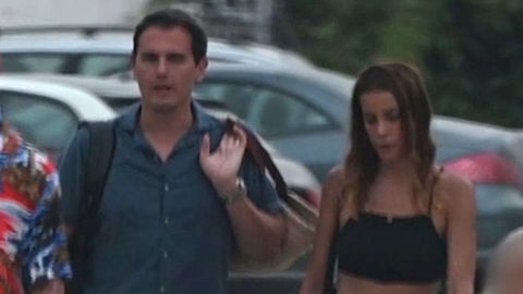 Albert Rivera y Aysha Daraaui, en Ibiza