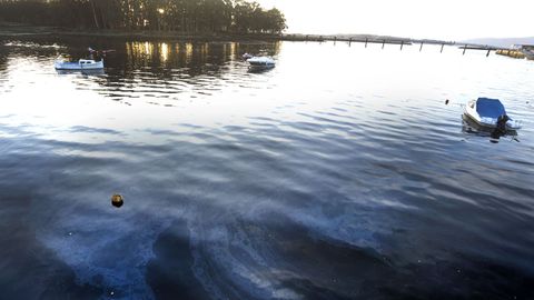 La mancha se extendi� hasta el edificio de la Cofrad�a de Pescadores