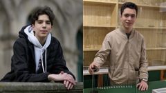 Juan Brandariz, alumno del instituto Eusebio da Guarda, y Santiago S�nchez, de La Grande Obra de Atocha