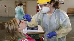 Imagen del cribado realizado en Foz en d�as pasados