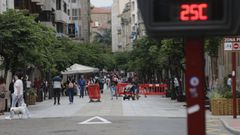 En Ourense la temperatura fue moderada