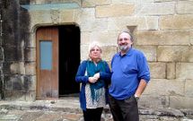 Unha parella que reside en C�diz visitou o pazo zasense onte pola ma��.