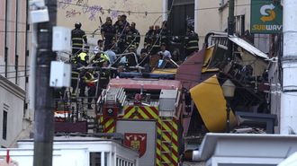 El accidente defunicular en Lisboa, en imgenes