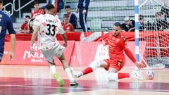 Caio C�sar, portero brasile�o de O Parrulo Ferrol