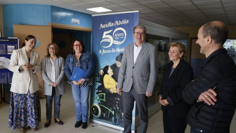 Visita del delegado terrritorial de la Xunta, Manuel Pardo, a la asociaci�n Aixi�a