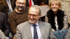 Dieter Moure, en la asamblea