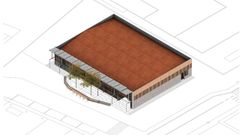 Recreaci�n de como quedar� el conservatorio de Agui�o tras las obras de rehabilitaci�n.